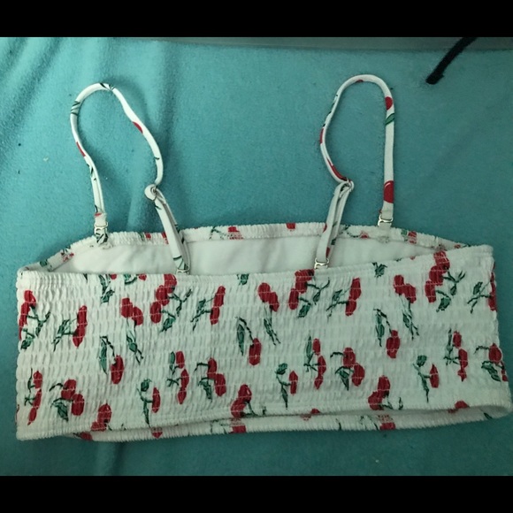 Cherry Shein Swim Top - Picture 3 of 4